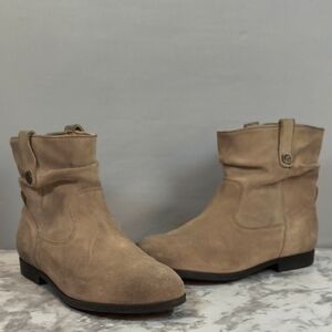 Birkenstock Women's Sarnia Tan Suede Ankle Boots , Size 39L